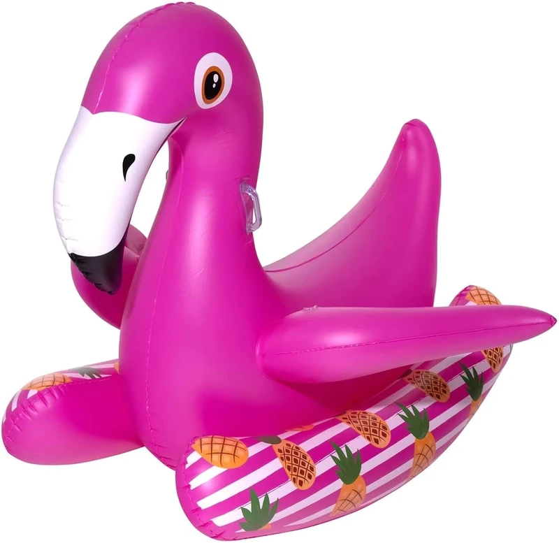 Flutuador Inflável em Forma de Flamingo para Piscina