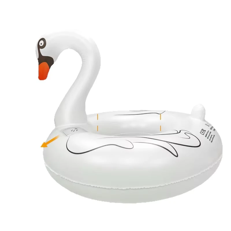 Anel de Natação Inflável em Forma de Flamingo para Adultos e Adolescentes Círculo Flutuante Brinquedos de Praia para Festas