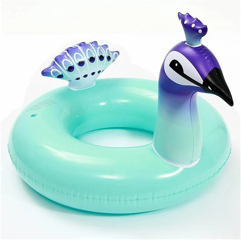 Inflatable Float Glitter Sequin Hewan, Cincin Kolam Renang Inflatable untuk Anak-anak dan Dewasa