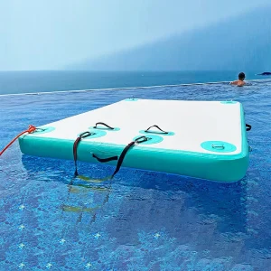 Inflatable Floating Dock for Lake with Pump