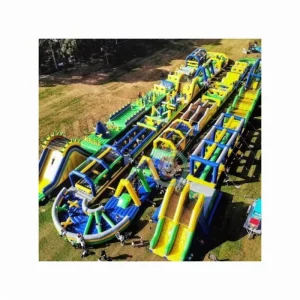 Inflatable Floating Obstacle Course Giant Inflatable Obstacle Course Airsoft Obstacles Bunkers