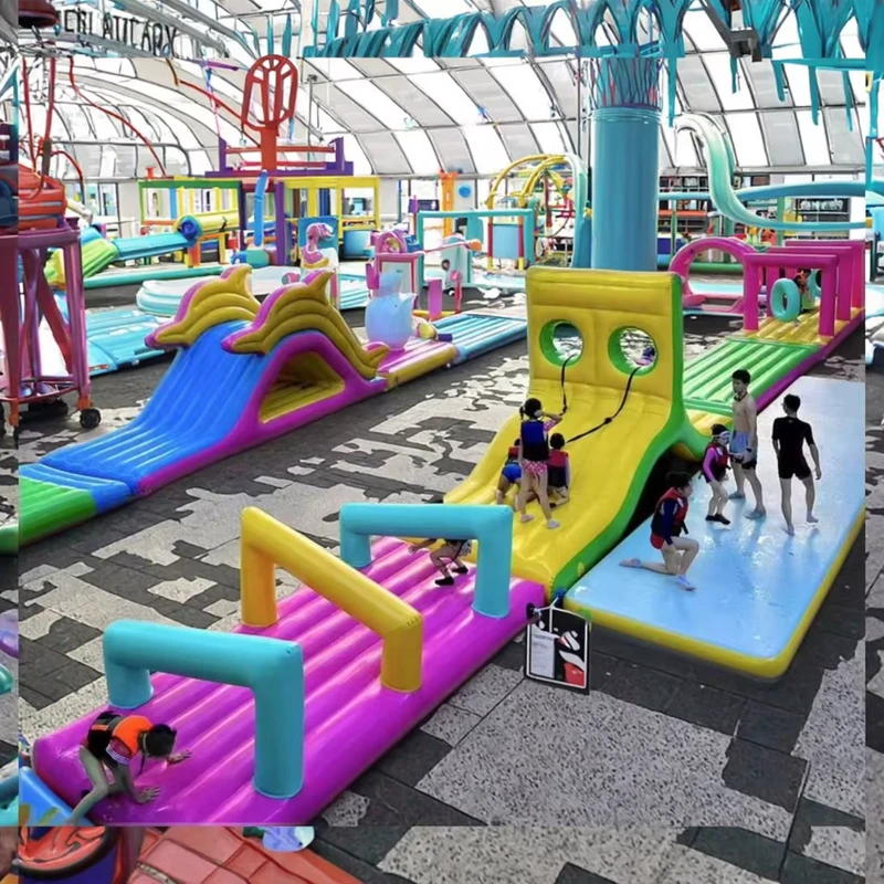 Plato Flotante Inflable para Niños Actividad Familiar en Parque Acuático