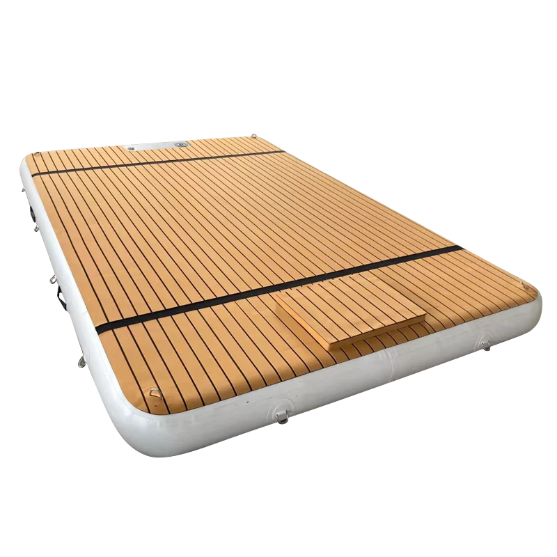 Plateforme flottante gonflable Eva, plateforme de loisirs aquatiques, dock flottant pour lac