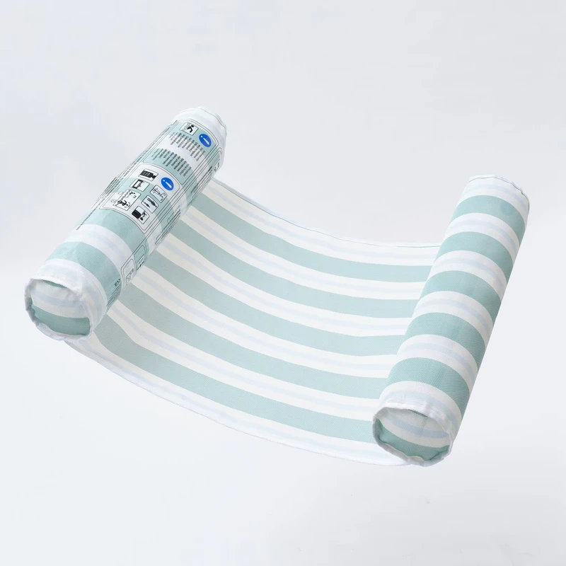 Lettino Gonfiabile Galleggiante, Sedia da Relax e Materassino Galleggiante per Acqua, Hammock Galleggiante, Anelli da Nuoto