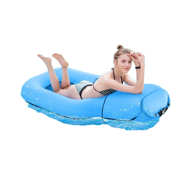 Hammock Flutuante Insuflável, Bóia de Natação, Flutuador de Piscina