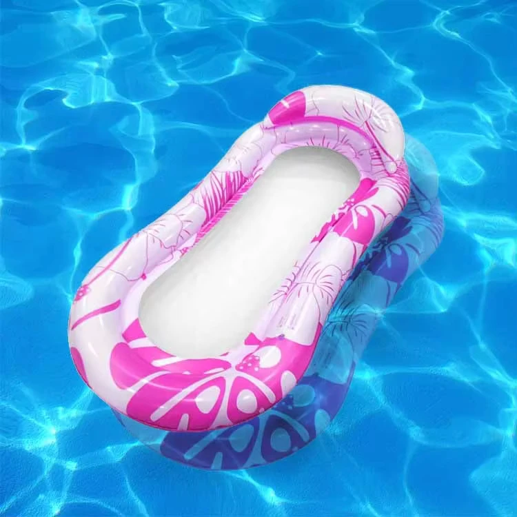 Cama Flutuante Inflável Dobrável, Cadeira de Lounge Inflável