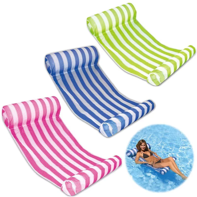 Amaca galleggiante gonfiabile, sedia creativa a forma di divano ad aria, lettino reclinabile per spiaggia e piscina