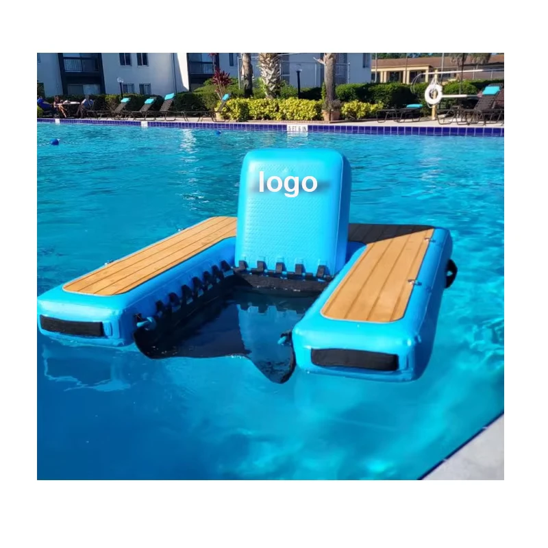 Kursi Air Inflatable Apung Kolam Renang Kursi Lounger Inflatable untuk Kolam