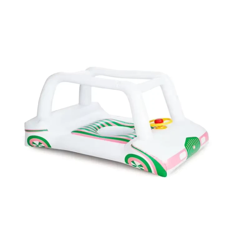 Cadeira de Lounging Inflável em Forma de Carro Flutuante, Adequada para Festas de Verão na Piscina e Piscinas de Bolinhas para Crianças