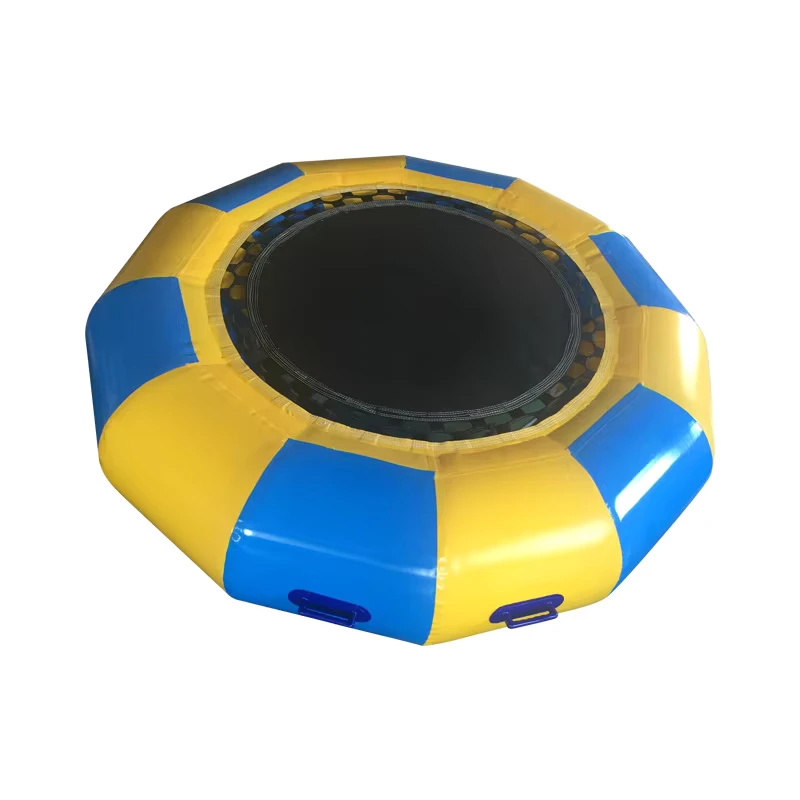 Aufblasbares Schwimmtrampolin Wasser Sprungbett Meer Aufblasbares Wassertrampolin