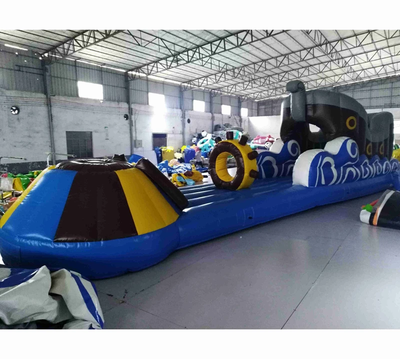 Parc Aquatique Gonflable Flottant pour Adultes, Parcours d'Obstacles Gonflable pour Piscine