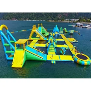 インフレータブル浮遊水公園トランポリン インフレータブル水アミューズメントパーク インフレータブルアクアパーク