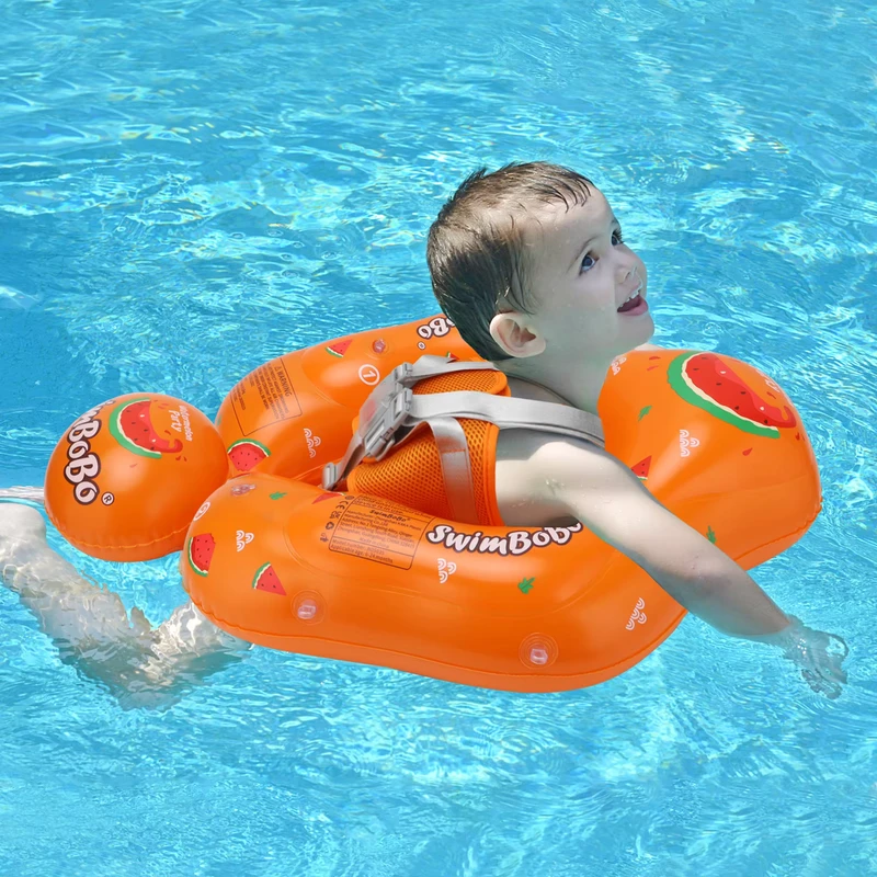 Inflatable Floating With Follow Kids Water Toy Swimming Rings Children Swim for Pool Accessories Ring Baby Float