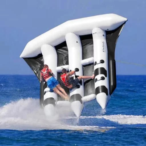 Banana Boat Gonfiabile da Traino per Acqua a Forma di Banana per 6-8 Persone