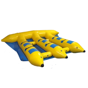 Inflatable Flying Fish Boat Surfing Raft Tube Towable Outdoor Water Sport Game Toy Inflatable Floating Fly Fish Banana Boat