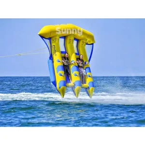 Tubo Gonfiabile a Forma di Pesce Volante, Banana Gonfiabile Trainata, Boia Gonfiabile in PVC, Barca a Banana Gonfiabile