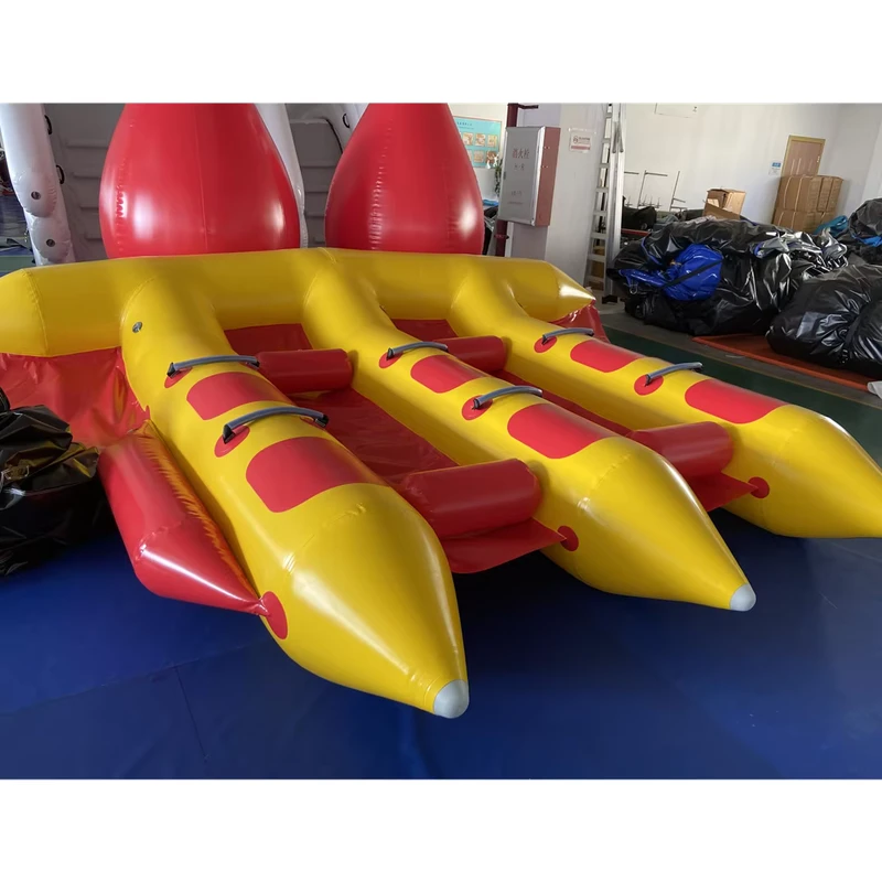 Poissons volants gonflables pour jeux aquatiques de yacht