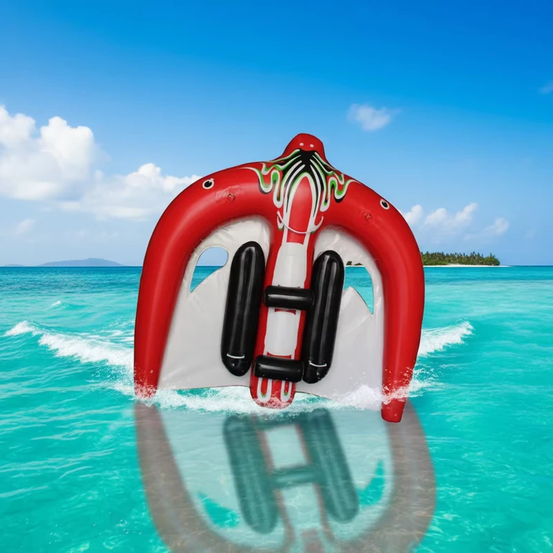 Manta gonfiabile, tubo da kite gonfiabile, manta gonfiabile per giochi acquatici