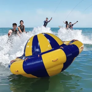 Tubo Remolcable Inflable Spinner Loco UFO Disco Barco Material PVC Capacidad 500kg Juego Deportivo Instalaciones de Ocio