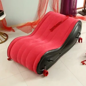 Inflatable Folding Sofa Bed Velvet Soft Home Furniture Carton Foldable Bathroom 5pcs Living Room Furniture Love Sofas Chair