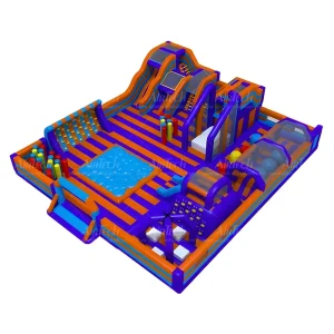 Inflatable Fun Park Adventure Land Inflatable Adventure Play Parks Inflatable Bouncy Castle Play Area