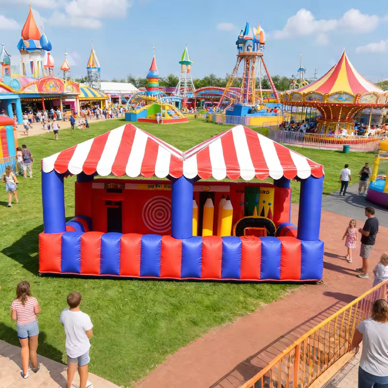 Aufblasbare Spiele Karneval Aufblasbare 4-in-1 Spiele für Kinder