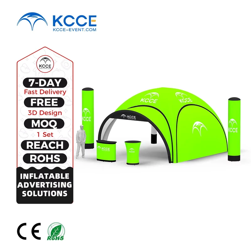 Gazebo Gonfiabile Tenda 3x3 4x4 5x5 6x6 7x7 8x8