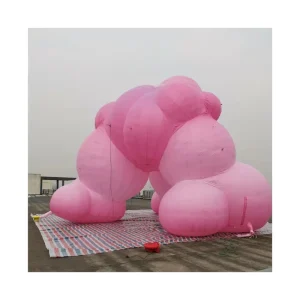 Modelo de nube inflable gigante, globo en forma de nube inflable para decoración publicitaria, escultura inflable