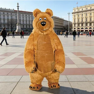 Inflatable Giant Panda Kolar Bear 2M Long Plush Adult Size Inflatable Panda Mascot Cosplay Costumes Stock