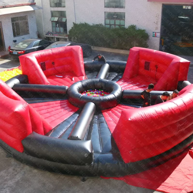Inflatable Gladiator Joust Arena Games for Outdoor & Indoor Use Customizable Size Commercial Grade
