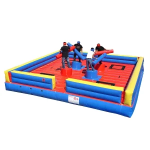 Arena gonfiabile per giostre gladiatorie, gioco gonfiabile di giostre