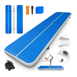 Inflatable Gymnastics Mats Air Tracts Air Mats for Home Gym Yoga Use with 1 Year Warranty