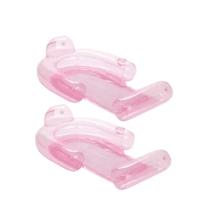 Cadeira Flutuante de Rede de Água Inflável com Suporte para Copo Reforçado para Relaxamento e Lazer na Piscina ou Lago