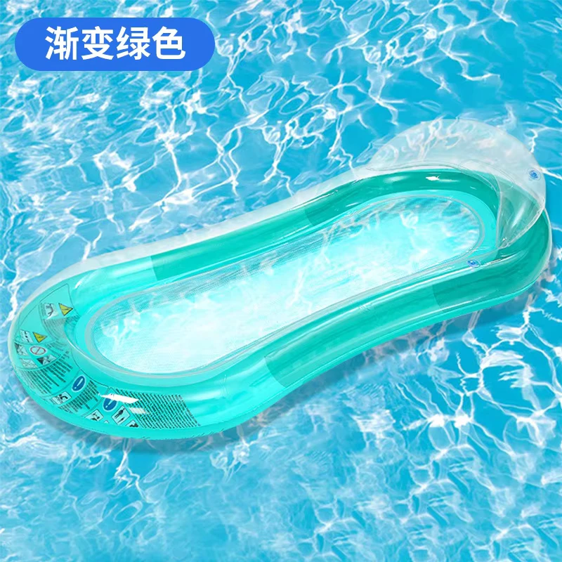Inflatable Hammock Pool Water Lounger Portable Floating Hammock Swimming Pool