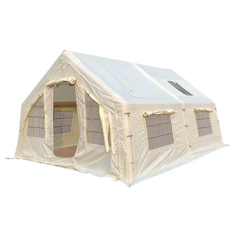 Aufblasbares Zelt in Stock Explosion geschützt Tragbar Großes Outdoor Aufblasbares Campingzelt Aufblasbares Luftzelt