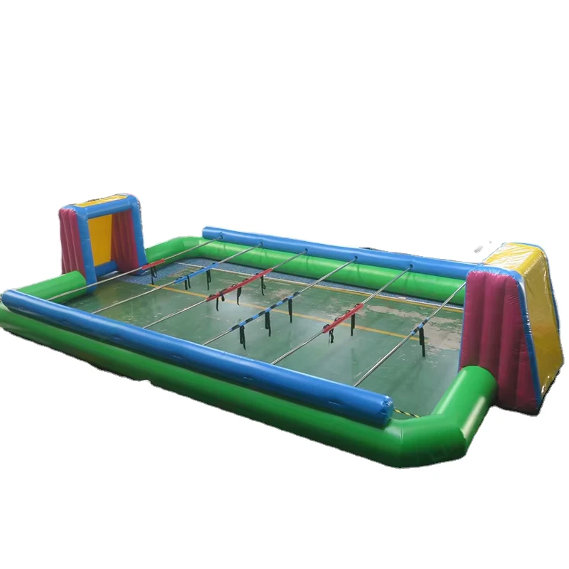 Aufblasbarer Menschlicher Tischfußball Menschliches Fußballspiel Aufblasbarer Tischfußball Aufblasbares Tischspiel