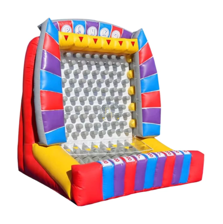 Inflatable Interactive Carnival Game Giant Plinko Game
