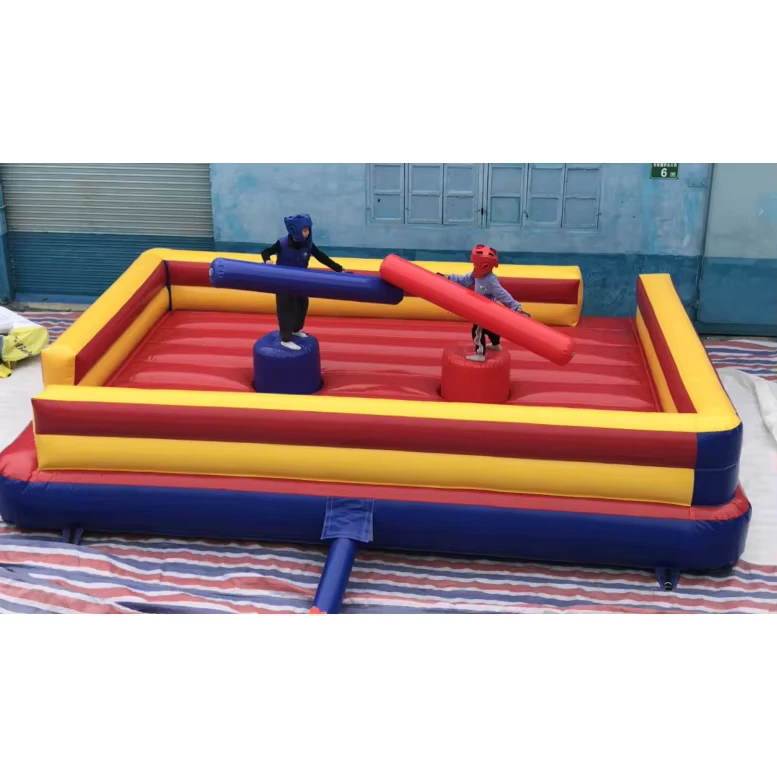Palos de combate inflables de justas, juguetes interactivos, arena de gladiadores, juego deportivo, arena de boxeo para niños y adultos