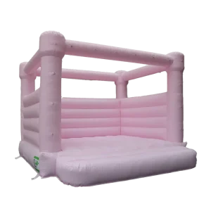 Opblaasbare Springkussen Roze Bouncer Mini Bruiloft Feest Volwassen Baby Verjaardagsfeest PVC Opblaasbaar Springkasteel Springhuis