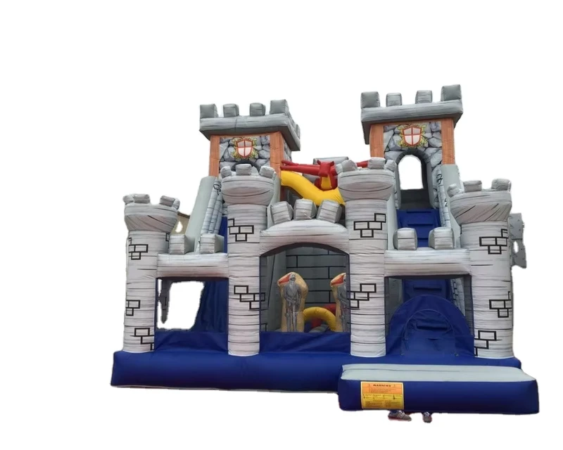 Opblaasbaar Springkasteel Opblaasbare Glijbaan Attractiepark Speelplaats voor Kinderen