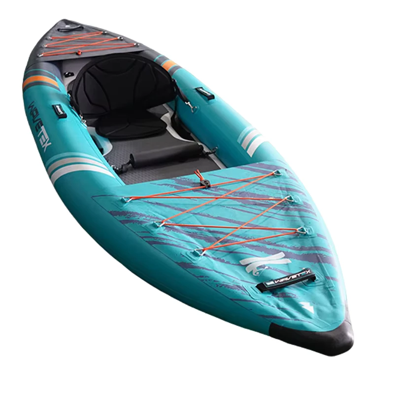Kayak gonfiabile, canoa in materiale PVC a tessuto a goccia per pesca sportiva, viaggi e tour