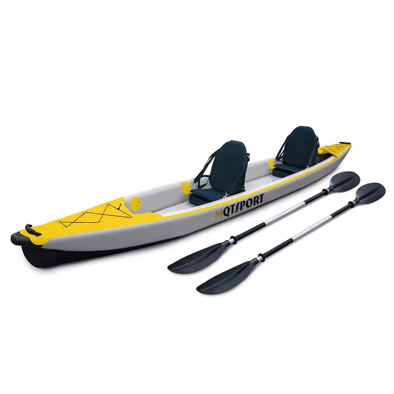 Pemasok Kayak Inflatable Pvc Kustom untuk 2-3 Orang dengan Lubang Pembuangan