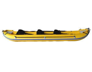 Inflatable Kayak Whitewater Ducky Design 445x100cm Self Bailing Seat