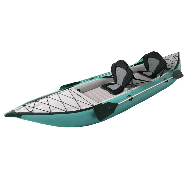 Kayaks Gonflables avec Pagaie pour Deux Personnes, Bateaux à Rames Gonflés avec Logo Personnalisé Dropshipping