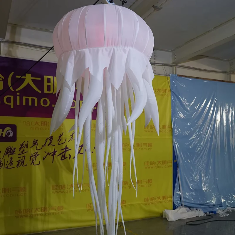 Medusas inflables LED con decoraciones de globos, decoraciones de medusas gigantes