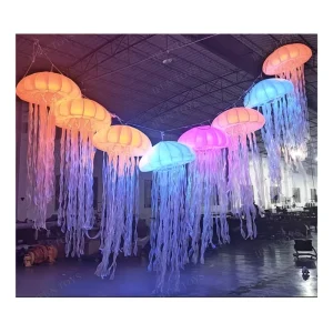 Inflatable LED Light Jellyfish Balloon for Stage Nightclub Decoration Party Decoration