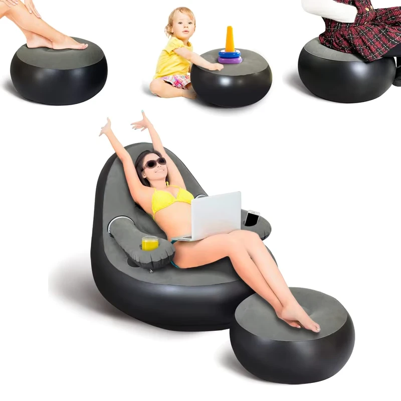 Inflatable Lounge Chair TPU Inflatable Chair Comfort Furniture Inflatable Sofa for Living Room