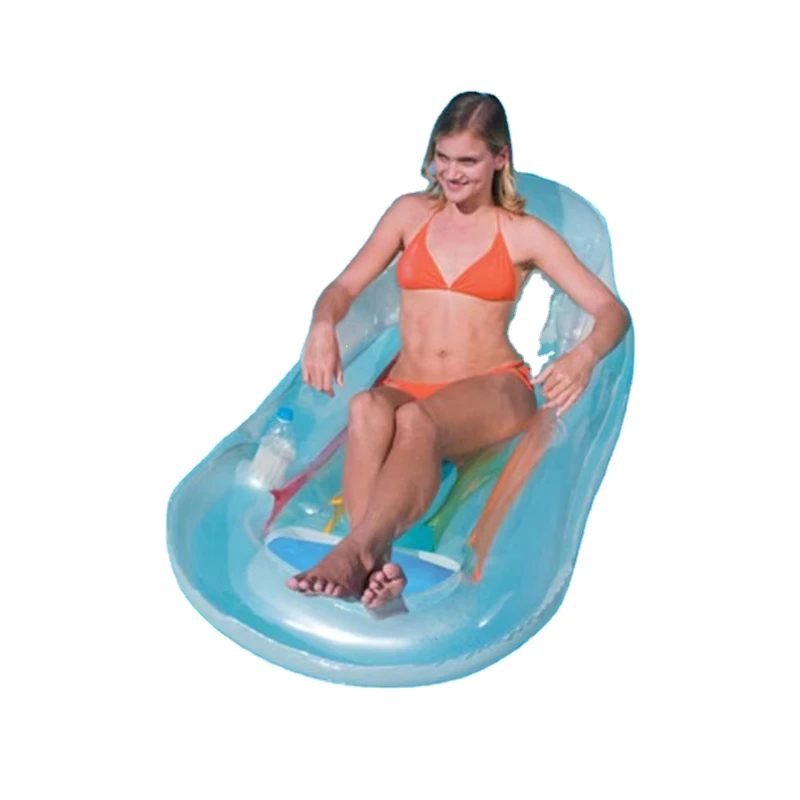 Flotadores Inflables con Respaldo, Raft Inflable para Adultos, Ocio Acuático, Diversión de Verano