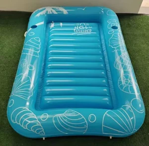 Inflatable Lounger Water Toy Inflatable Floats with Headrest Inflatable Pool for Adults