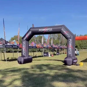Arco de Corrida Inflável para Eventos de Maratona Impressão de Logotipo Personalizado